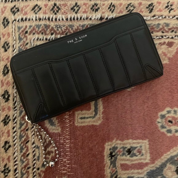 rag and bone zip around wallet